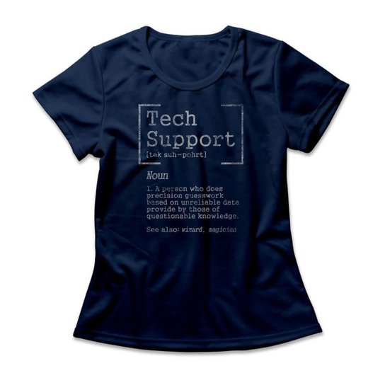 Camiseta Studio Geek Tech Support Feminino
