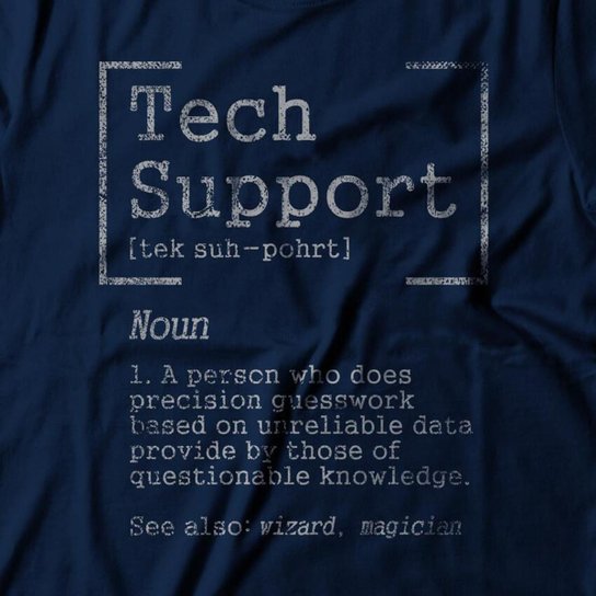 Camiseta Studio Geek Tech Support Unissex