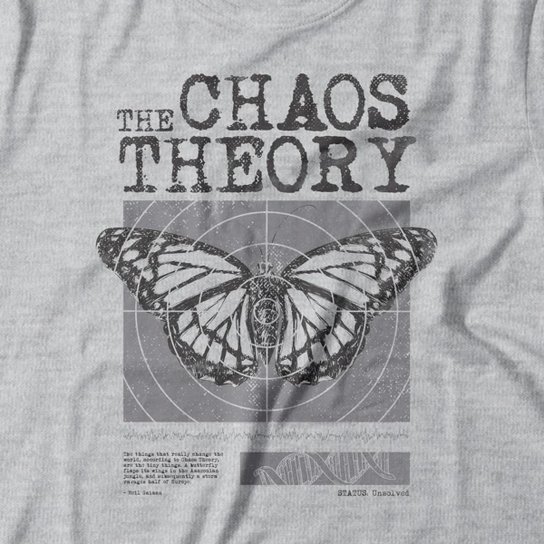 Camiseta Studio Geek Teoria Do Caos Feminino