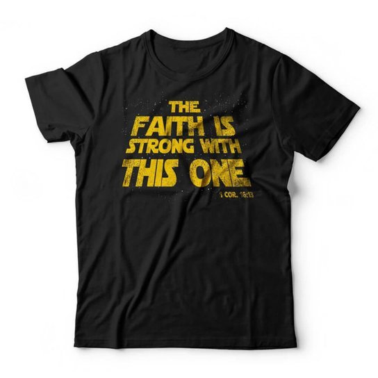 Camiseta Studio Geek The Faith Is Strong Masculino