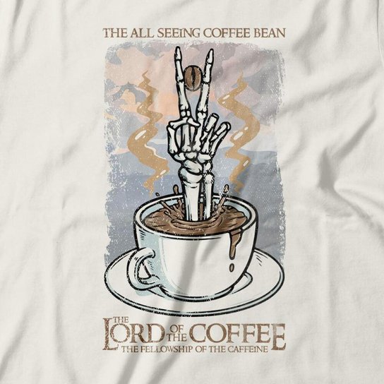 Camiseta Studio Geek The Lord Of The Coffee Feminino