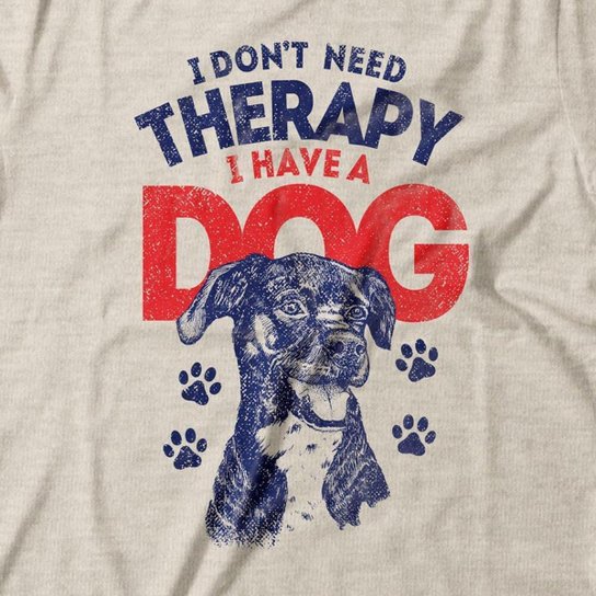 Camiseta Studio Geek Therapy Dog Feminino