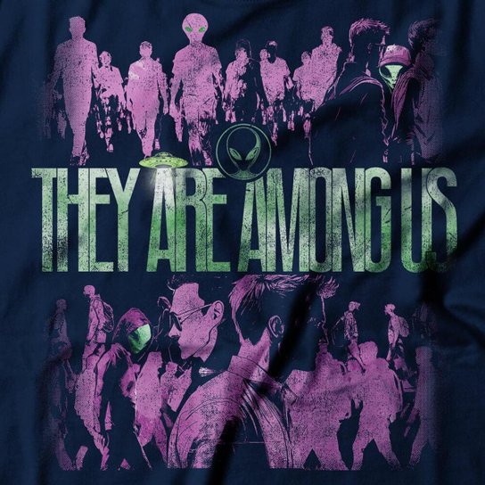 Camiseta Studio Geek They Are Among Us Feminino