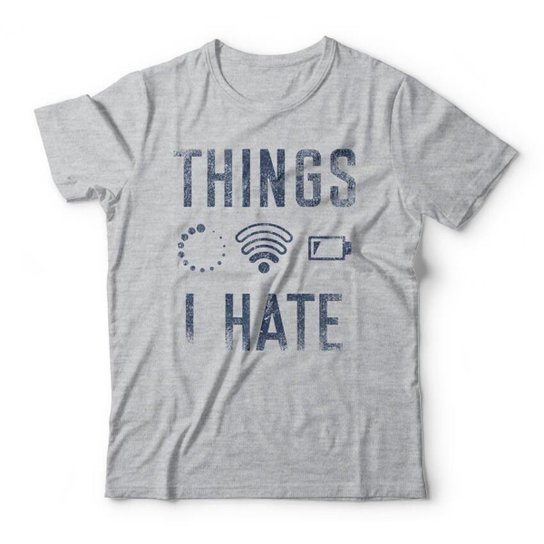 Camiseta Studio Geek Things I Hate Unissex