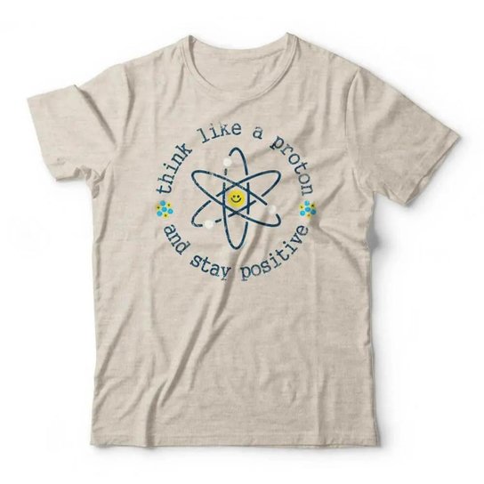 Camiseta Studio Geek Think Like A Proton Masculino