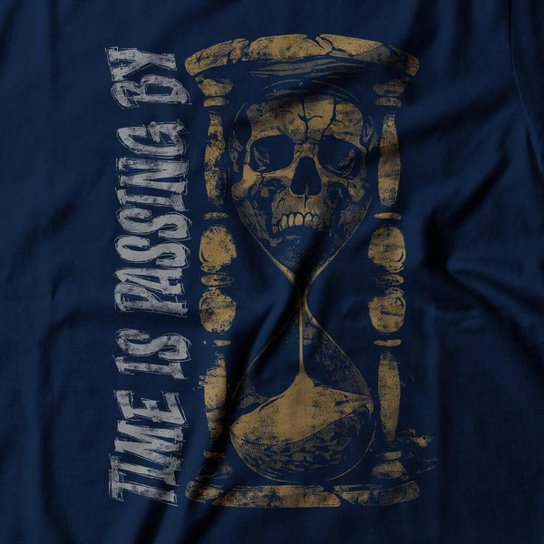 Camiseta Studio Geek Time Is Passing By Masculino