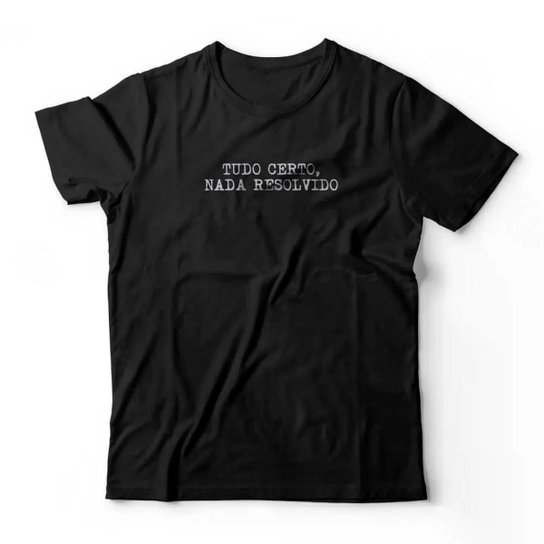 Camiseta Studio Geek Tudo Certo Nada Resolvido Masculino