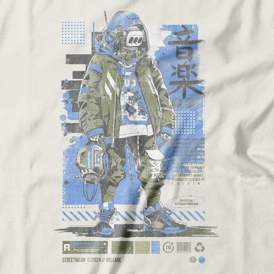 Camiseta Studio Geek Urban Frequency Masculino