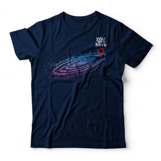 Camiseta Studio Geek Via Láctea Unissex