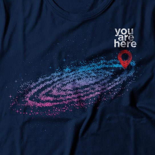 Camiseta Studio Geek Via Láctea Unissex