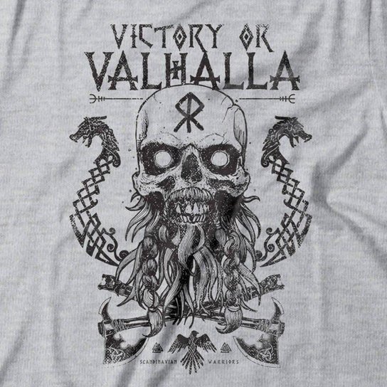 Camiseta Studio Geek Viking Skull Masculino