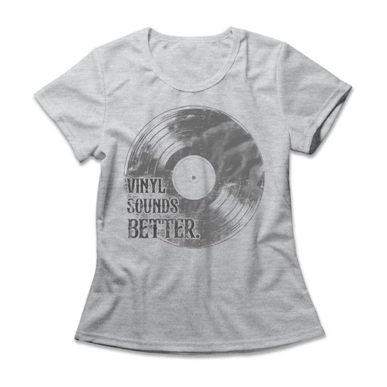 Camiseta Studio Geek Vinyl Sounds Better Feminino