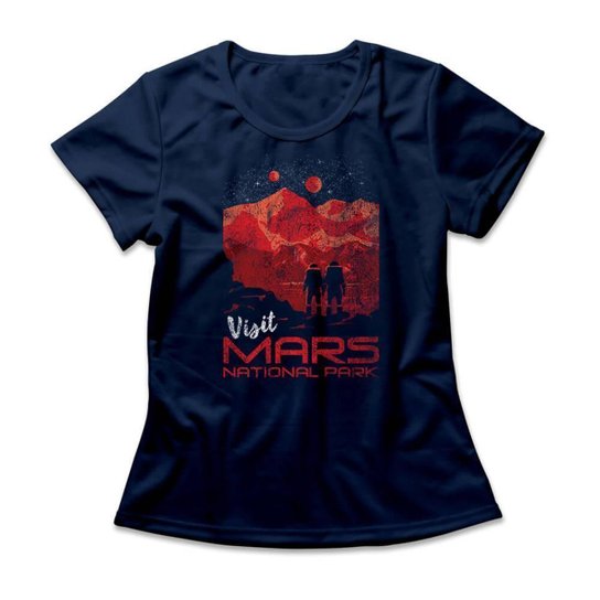 Camiseta Studio Geek Visit Mars Feminino