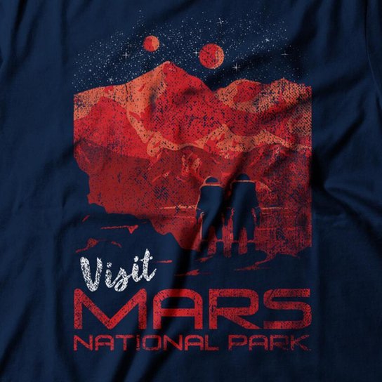 Camiseta Studio Geek Visit Mars Feminino