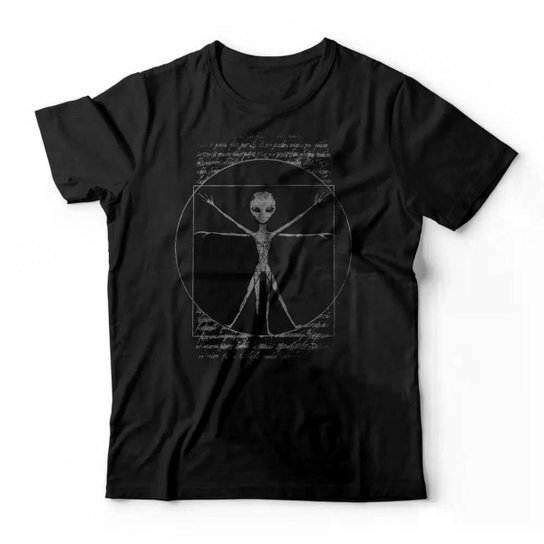 Camiseta Studio Geek Vitruvian Alien Masculino