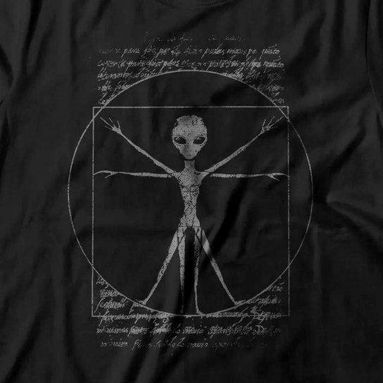 Camiseta Studio Geek Vitruvian Alien Masculino