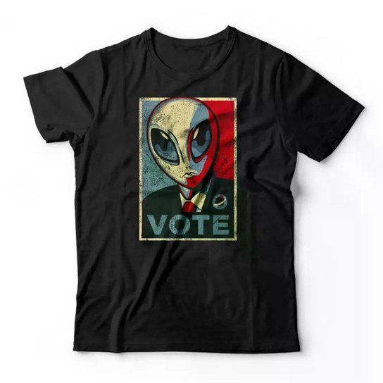 Camiseta Studio Geek Vote Alien Masculino