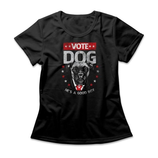 Camiseta Studio Geek Vote Dog Feminino