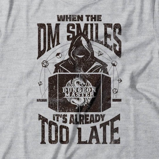 Camiseta Studio Geek When The DM Smiles Masculino