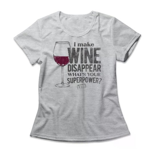 Camiseta Studio Geek Wine Disappear Feminino