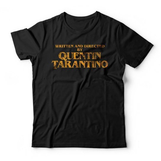 Camiseta Studio Geek Written And Directed By Quentin Tarantino Masculino