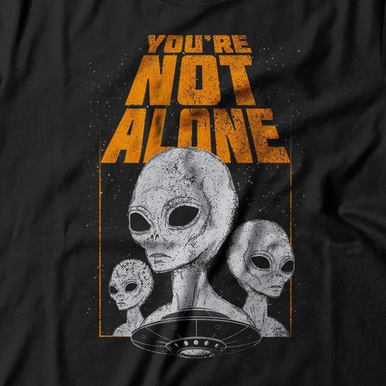 Camiseta Studio Geek You're Not Alone Masculino