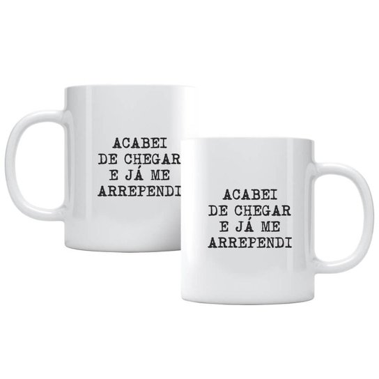 Caneca Acabei De Chegar