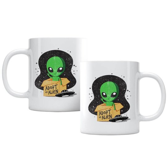 Caneca Adopt An Alien