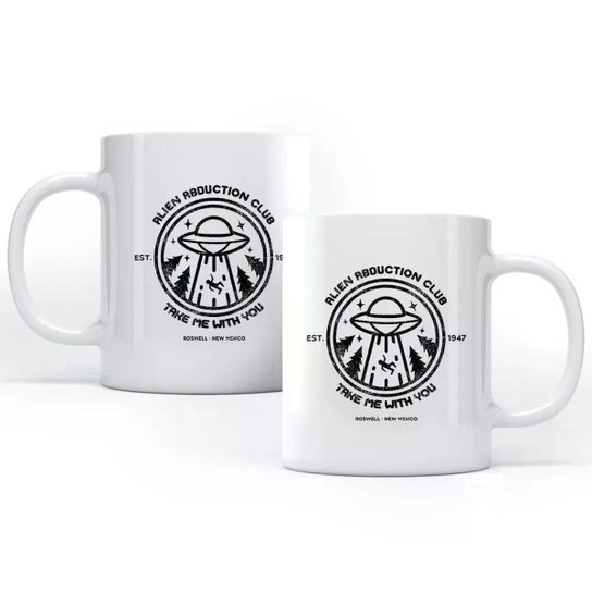 Caneca Alien Abduction Club