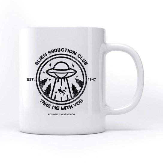 Caneca Alien Abduction Club