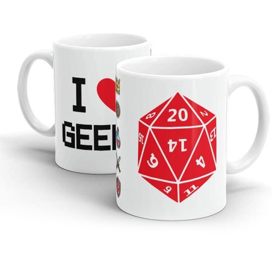 Caneca Criativa I Love Geeks