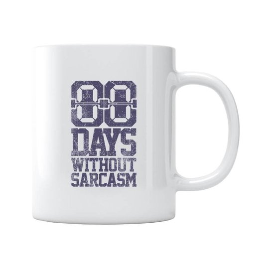 Caneca Days Without Sarcasm