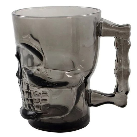 Caneca De Chopp Caveira 500Ml