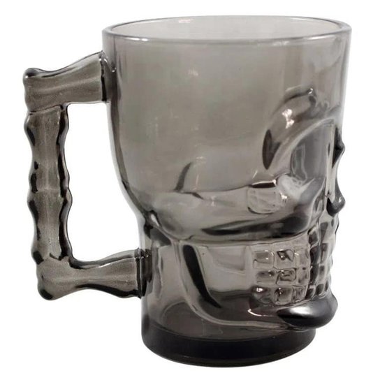 Caneca De Chopp Caveira 500Ml