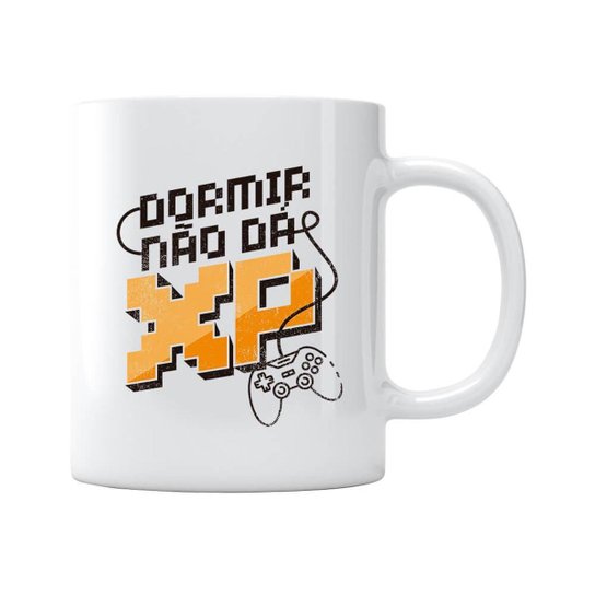 Caneca Dormir Não Dá XP