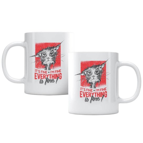 Caneca Everything Is Fine