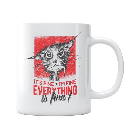 Caneca Everything Is Fine