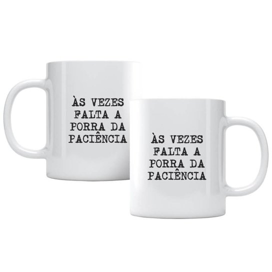 Caneca Falta Paciência