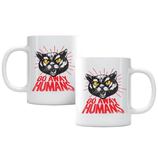 Caneca Go Away Humans