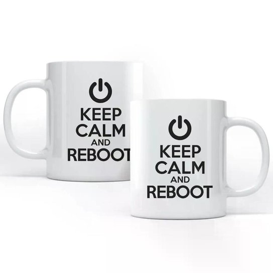 Caneca Keep Calm And Reboot