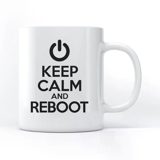Caneca Keep Calm And Reboot