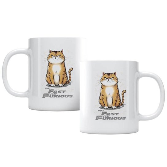 Caneca Not Fast Just Furious