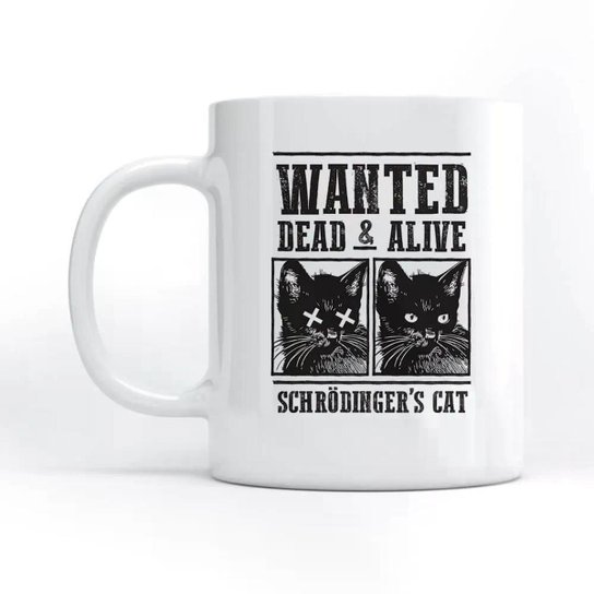 Caneca Schrödinger's Cat