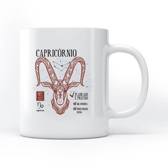 Caneca Signo Capricórnio