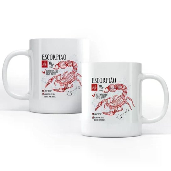 Caneca Signo Escorpião