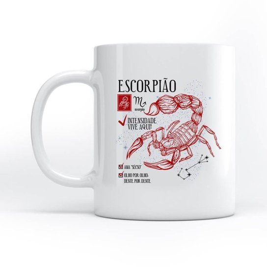 Caneca Signo Escorpião