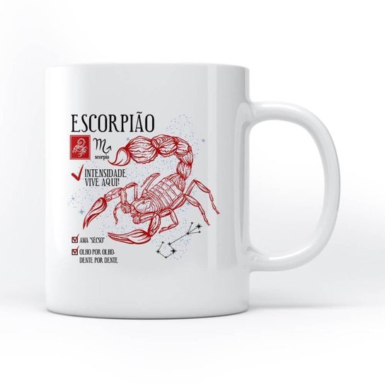 Caneca Signo Escorpião