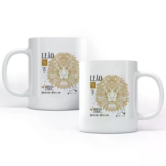 Caneca Signo Leão