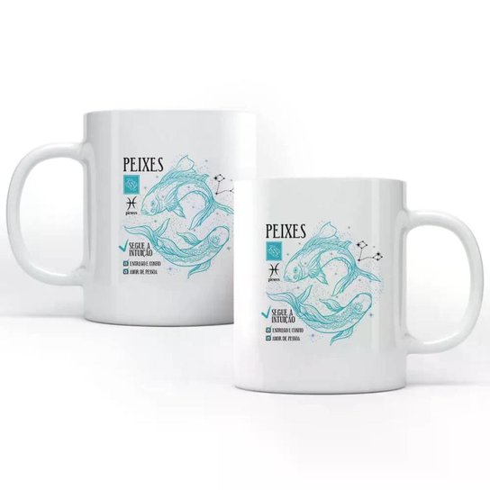 Caneca Signo Peixes