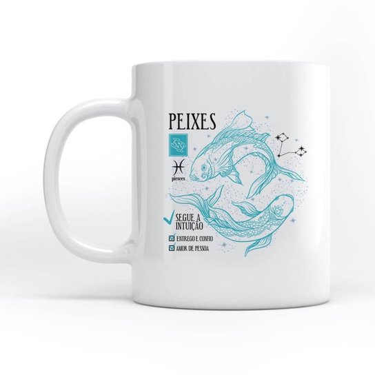 Caneca Signo Peixes